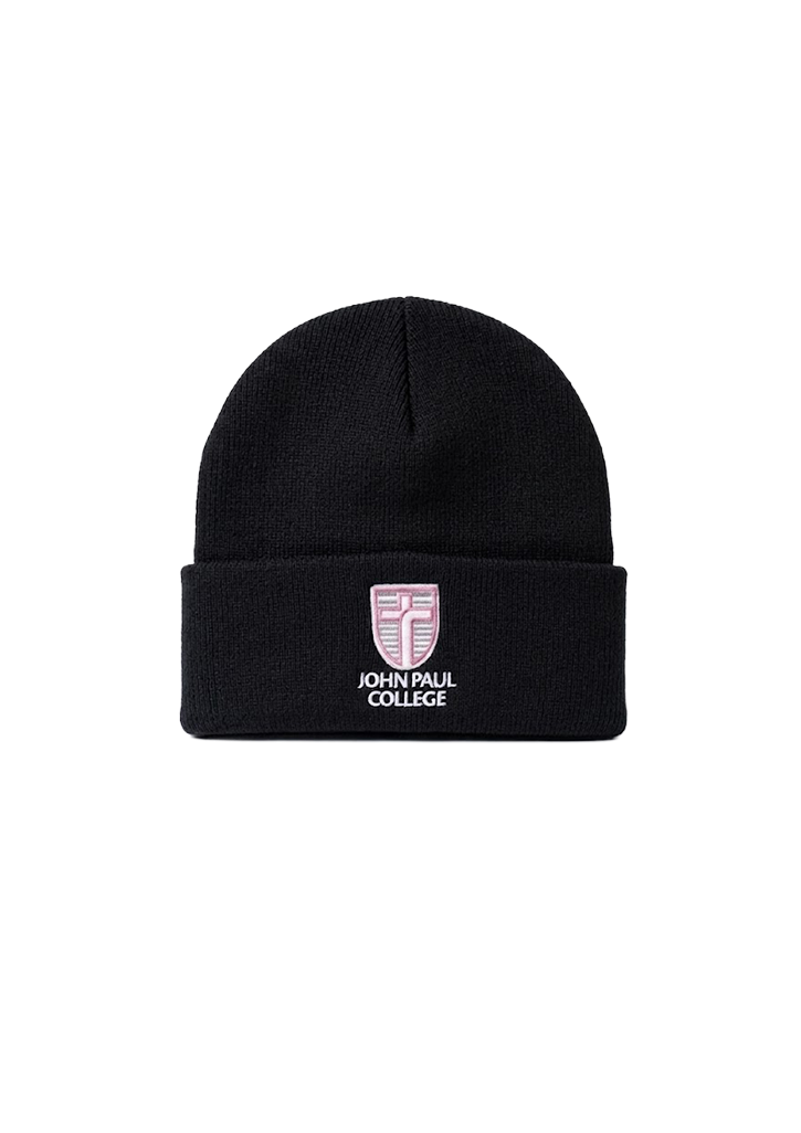 John Paul College Beanie Black 1SZ